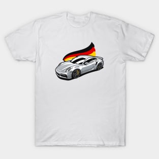 Silver 911 Turbo S T-Shirt